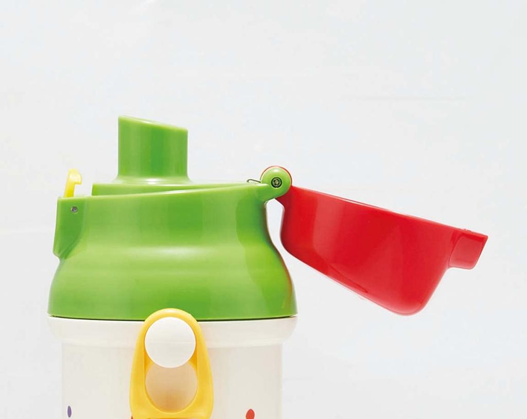 Skater Water Direct Dishwasher Made In Very Hungry Caterpillar for Boys and Children's Bottle, 480ml, Drinking, Plastic, One-Touch Operation, Safe,