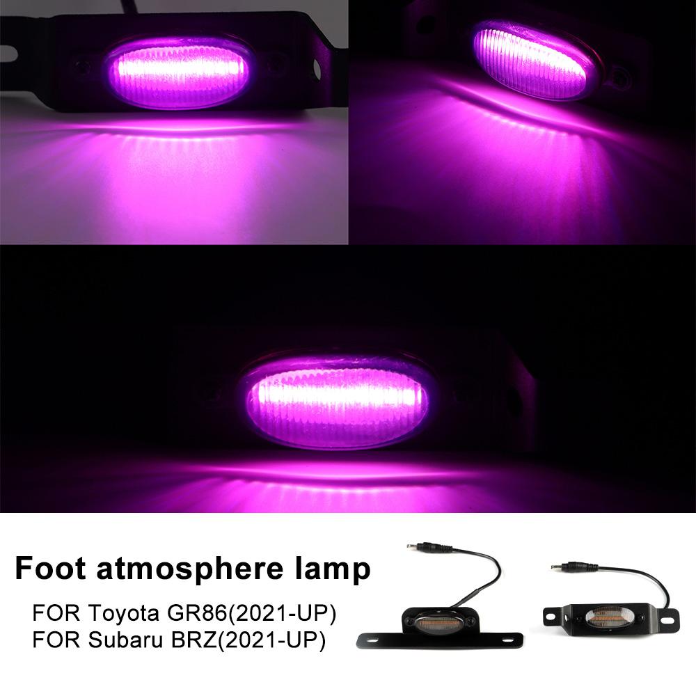 

Для Subaru ZD8 BRZ Toyota ZN8 GR86 2025 2025 2025 2025 2025 Светодиодная автомобильная подсветка салона, окружающая подсветка для ног, автоматическая декоративная лампа для создания атмосферы