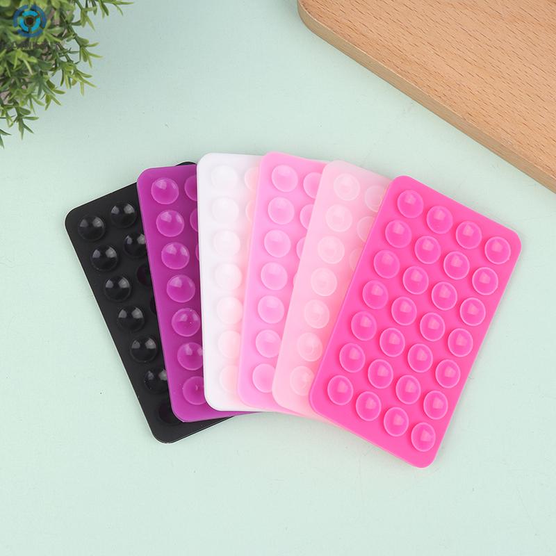 Silicone World Square Silicone Mobile Phone Fixing Suction Cup Car Mounted Bracket Phone Case Universal Anti Slip Suction Cup