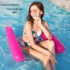 Inflatable Hammock with Net, Foldable Backrest, Floating Lounge Chair, Water Bed Sofa.