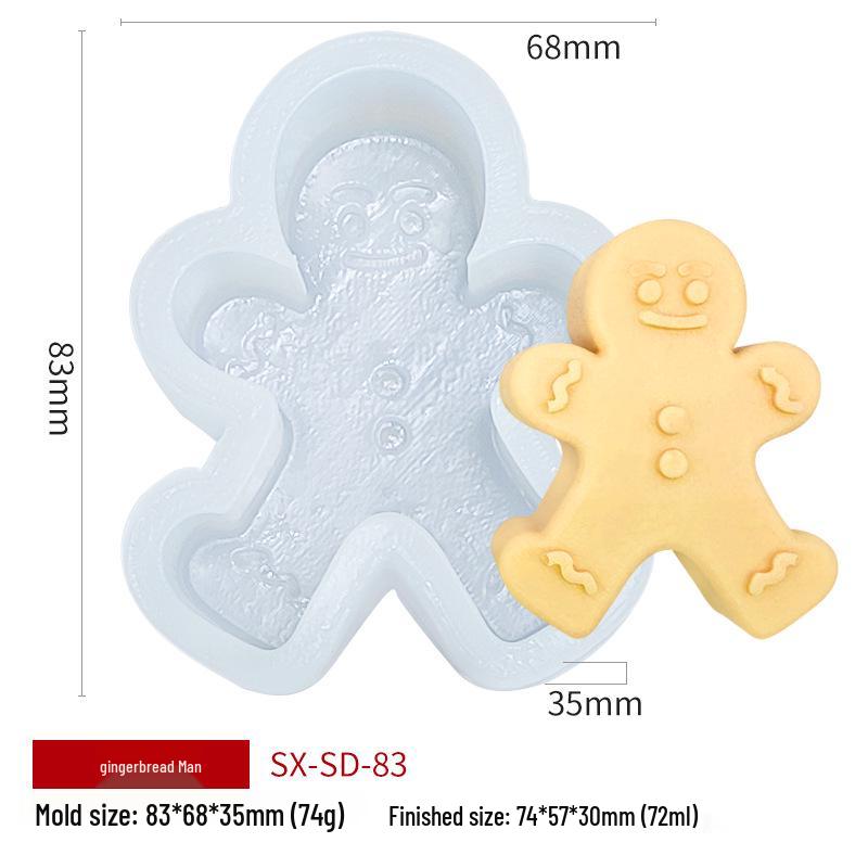 Wenxin Christmas Tree Scented Candle & Soap Silicone Mold