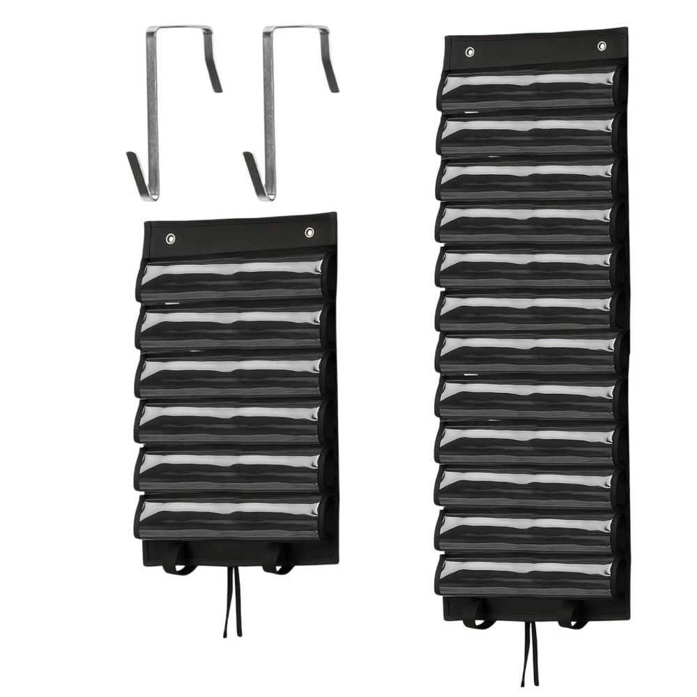 With 2 Hooks Game Mat Storage Plastic Slots Playmat Storage Bag Playmat Tube Hanging Bag