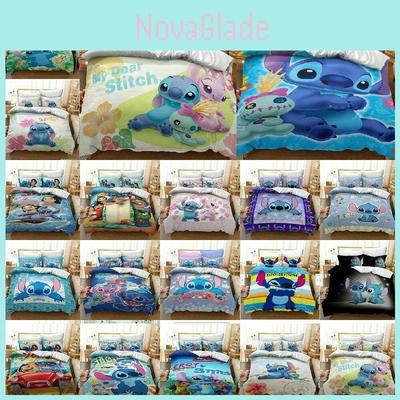 Lilo Stitch Ložní souprava s okouzlujícím 3D potiskem Stitch pro výzdobu dětského pokoje