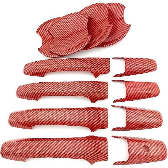 Compatible for Honda Civic 2006 2007 2008 2009 2010 2011 Exterior Door Handle Cover and Door Bowl Covers Scratch Protector Decor (Chrome Color)