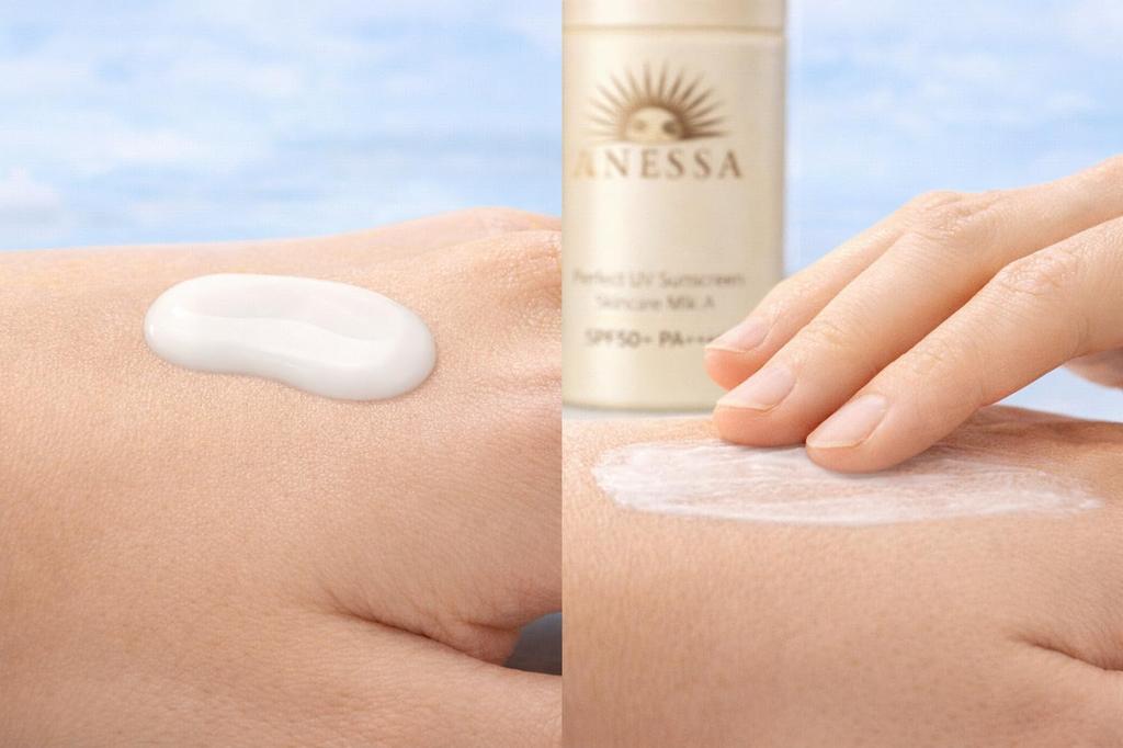 ANESSA Perfect UV Skincare Milk a Citrus Soap 60mL of Sunscreen, Scent, (Set 3)