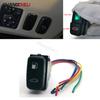 1PC LED Dual MomentarySwitch Fuel Tank Boot Switch Button With Cable for Mitsubishi Pajero V73 V93 Lancer Outlander ASX L200