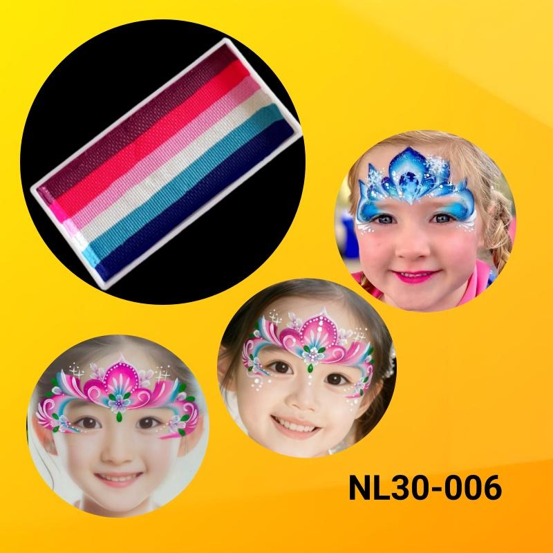 30g High Quality Non-Toxic Water-Based Split Cake Face Body Paint for Kids Festival Cosplay