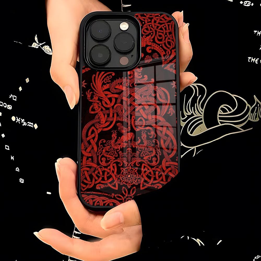 G-Ukraine Ornament Pattern Phone Case PC+TPU For IPhone 15 16 17ProMax 13 16 11 12 14 Pro Xs Max Mini Xr X Plus Cover