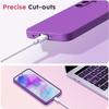 Protective Case - BOOLING - Samsung Galaxy A17 4G/5G - Soft Flexible Slim Purple - 2 Tempered Glass