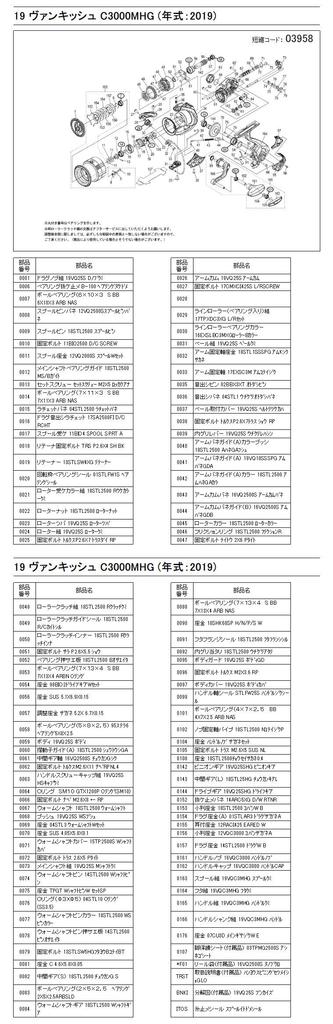 Genuine Parts 19 Vanquish C3000MHG Drag Knob Assembly Part No 10EDP