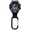 Chaveiro Mosquetão CREPHA Fácil para Bolsas e Relógio, Relógio, Digital, À Prova d'Água, Exterior, Caminhada, Pesca, Ler, Mochilas, Rosa, AZ-CB-D140-PK