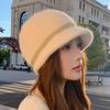 Autumn and Winter Mother Hat Women's Warm Duck Tongue Wool Hat Fashion Casual Cold Ear Hat