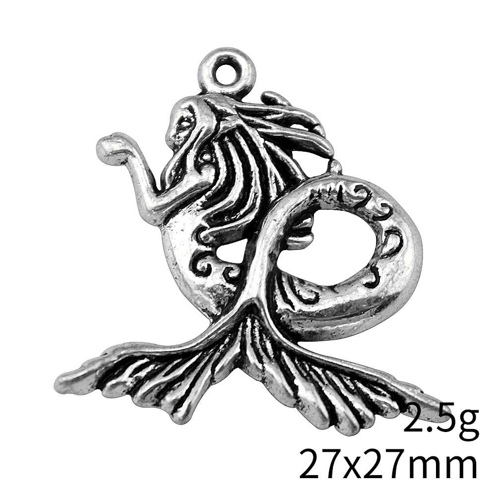 Back To School Charm Bracelet Italian Mermaid Charms Pendant Biz Pendants For Jewelry Crafting