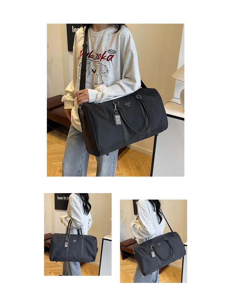 Men's Large Capacity Korean Style Casual Business Travel Shoulder Bag