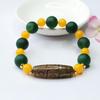 Juan Yu Schwarzer Achat & Neunäugige Dzi-Perle Armband MN3063001