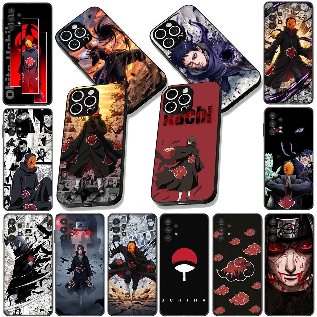 Phone Cover for Samsung Galaxy S25 S24 S23 FE Plus Ultra S7 Edge A16 A15 5G S25+ Case Itachi Obito Uchiha Tobi Narutos Akatsuki