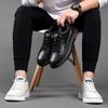 New Spring New Shoes for Men Genuine Leather Casual Shoes Leisure Flats Skateboard Shoes Cow Leather Youth Lace-up Sneakers