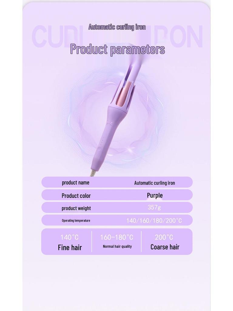 32mm Automatic Curling Iron with Negative Ion Technology for Big Waves and Hair Care