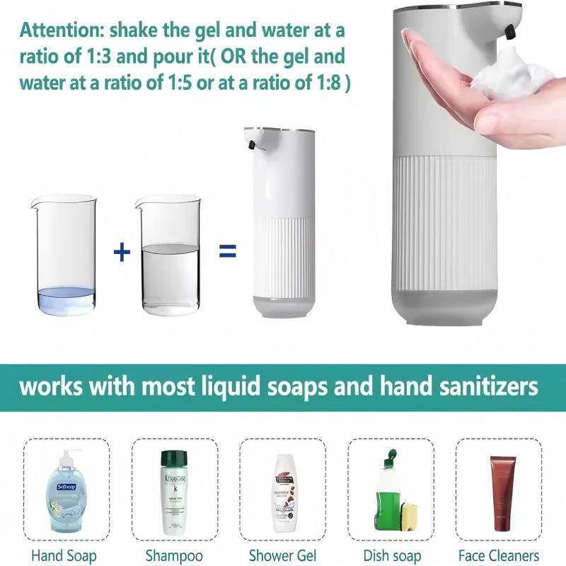 350ML Electric Infrared Automatic Sensor Soap Dispenser New Intelligent Touchless Hand Dish Washing Machine For Bathroom Kitchen