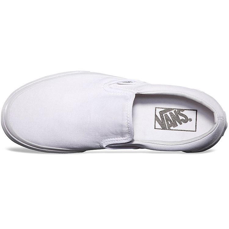 Vans Classic Slip-On White Canvas Unisex Sneakers VN000EYEW00