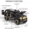1:24 Off-road Vehicle Miniature Model Toys Alloy Diecast Police Cars Sound Light Doors Opened Pull Back Rubber Tires Kids Gifts