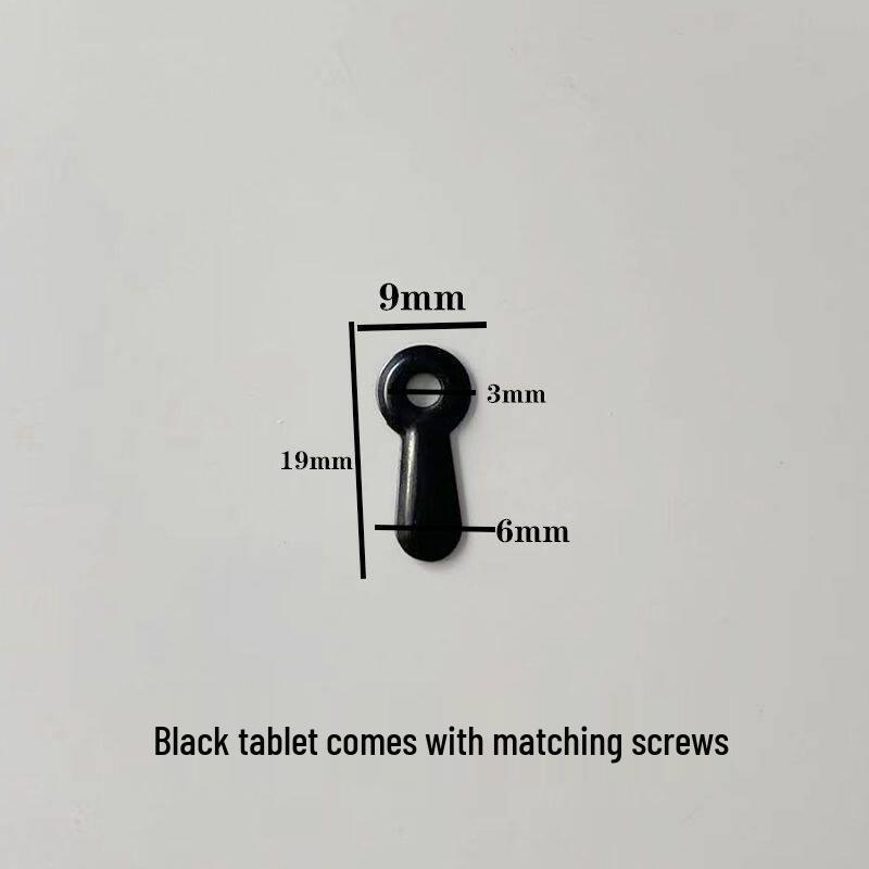 

Rotating Pull Tab Hardware Kit: Iron Sheet Pressure Plate, Plastic Buckle, and Density Board for Picture Frames