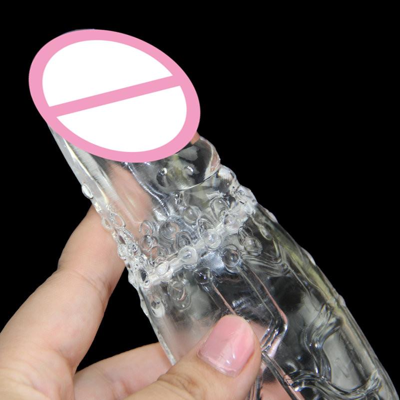CandiWay Delay Condom Impotence Contraceptive Extension Reusable Sleeves Sex Product Men Toys Increase Cock Sleeve Dildo Ring