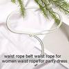 Lady Casual Style Belt Braids Waist Belt for Banquets Party Dress Braided Belt