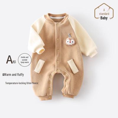 Olilon Baby Fleece Romper - Warm Newborn Jumpsuit for All Seasons