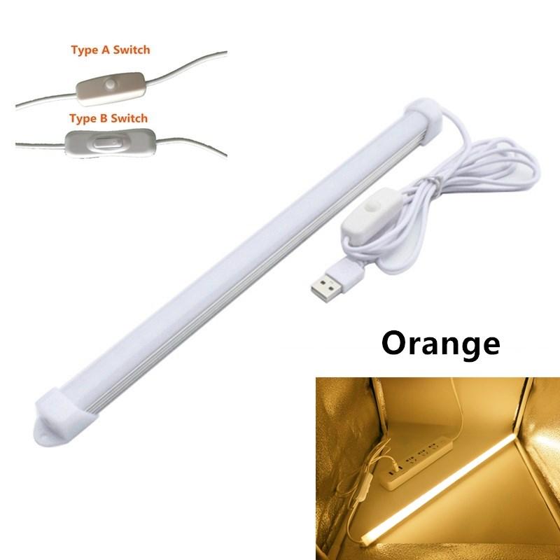 USB LED Tube Light 5V 2835 SMD LED Lamp 32CM 52cm Rigid Strip Light Bulb Bar Reading Book Desk Lamp Night Light Ultrathin Closet