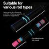 Silicone Fishing Poles Clip Replacement Quick Install Fishing Rod Tip Protective Cover Elastic Protections Rod Cap