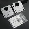 Stainless Steel Furniture Hinge Repair Plate for Wardrobe and Cabinet Reinforcement