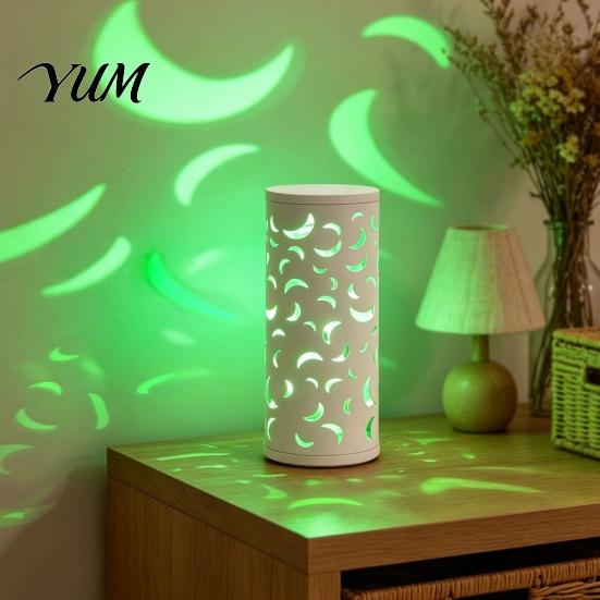 Home Decor Lighting USB Butterfly Projector Lamp, RGB 16 Colors Decorative Lamp with Remote Projection Light Control, Hollow-out LED Night for Bedroom