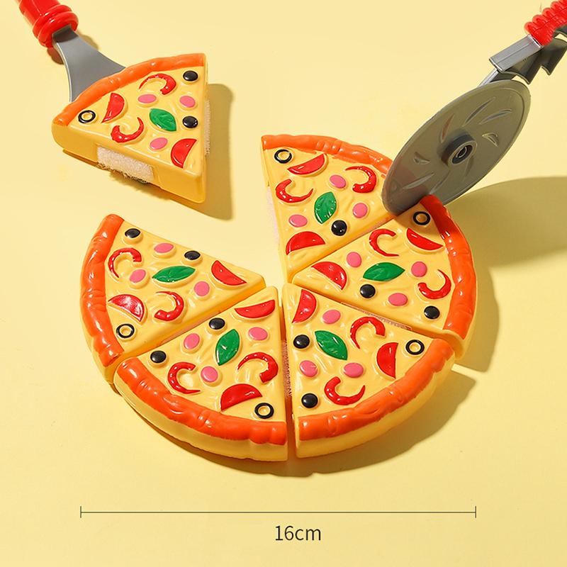 Pizza Kinder Schneidespielzeug Simulation Kunststoff Pizza Dinette Kinderspielzeug Küche Rollenspiel Essen Kochen Küchenspielzeug Für Mädchen Kinder