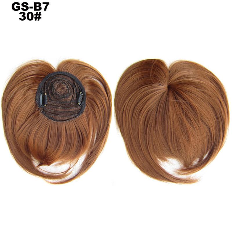 Hair Bangs Blunt-Bang Clip On Hair Extension False Fringe Women's Hairpieces