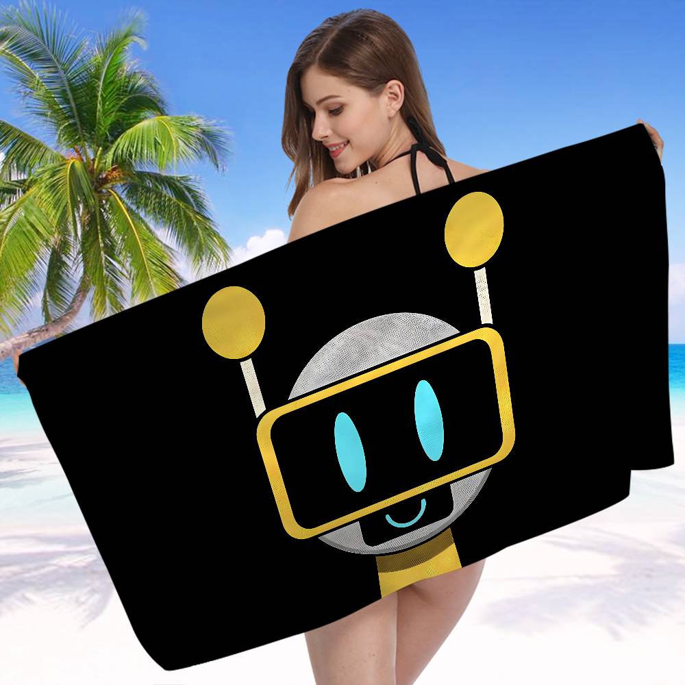 I-Incredibox S-Sprunki Anime Prosop de Plajă pentru Înot Moale Absorbant Lavetă Cadouri pentru Copii pentru Copii Călătorie Camping Sală de Sport