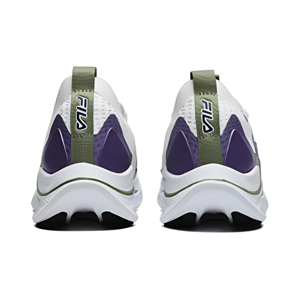 Fila RHYTHM Fabric Lace Up Abrasion Resistant Breathable Low Top Training Shoes Women's White Purple A12W221308FBB