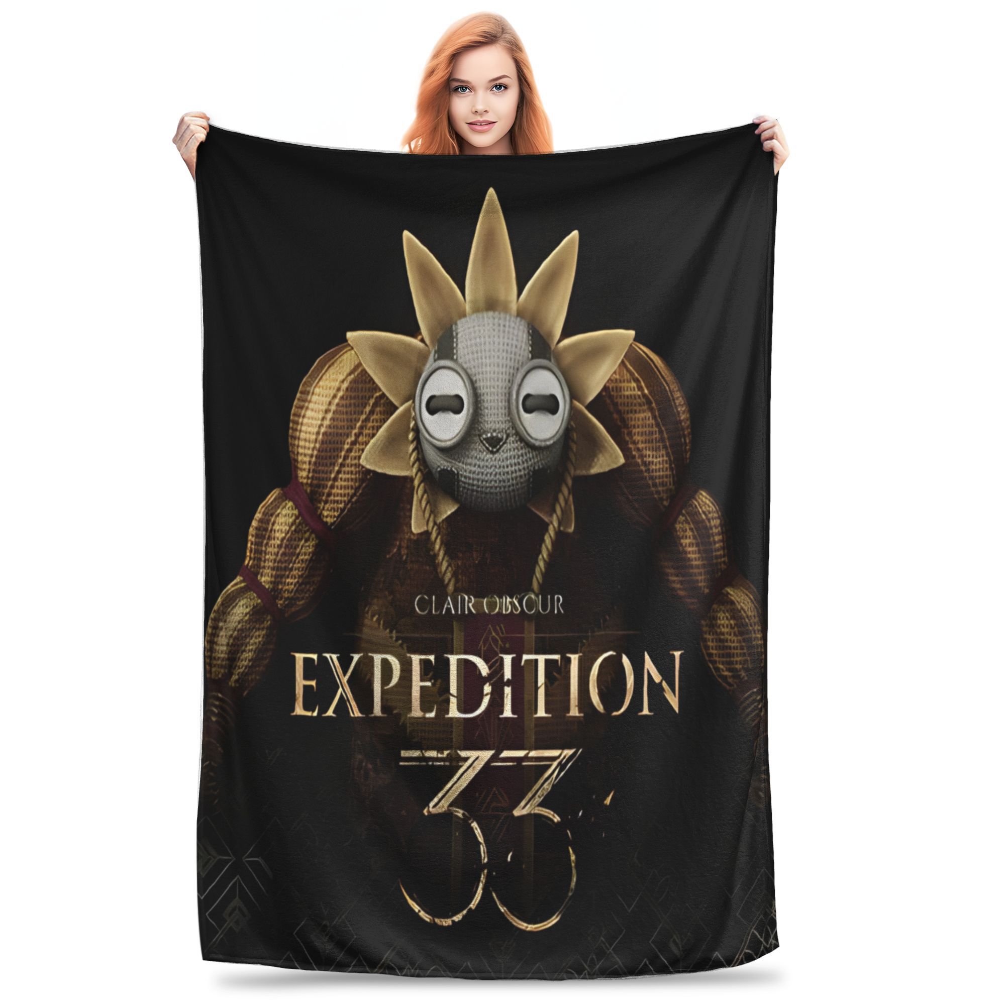 

Clair Obscur Expedition 33 Video Game Blanket Velvet Comfortable Super Soft Throw Blanket for Home Rug Piece 130x150cm