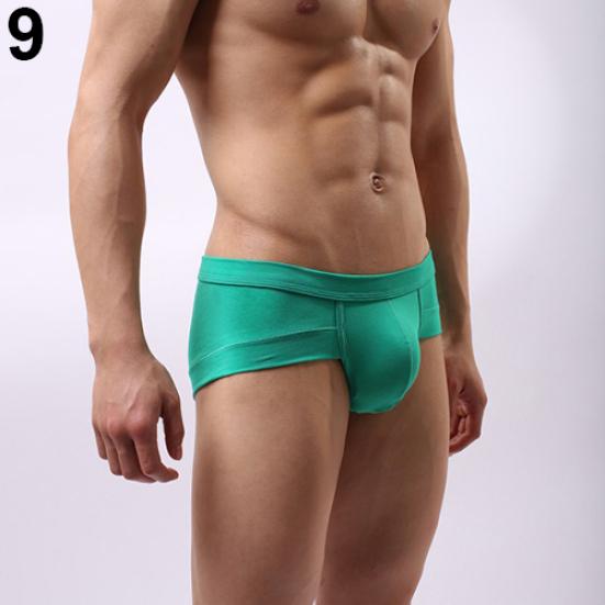 Männer Sexy Atmungsaktive Unterwäsche Slips Boxer Ausbuchtung Beutel Hosen Trunks Unterhose