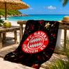 Munich FC Artwork Printed Microfiber Beach Towel, Soft And Absorbent, Quick-Dry, Ideal for Summer Travel, Beach Essential, Swimming Pool