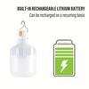 Outdoor USB Rechargeable LED Lamp Bulbs High Brightness Emergency Light Hook Up Camping Fishing Portable Lantern Night Lights