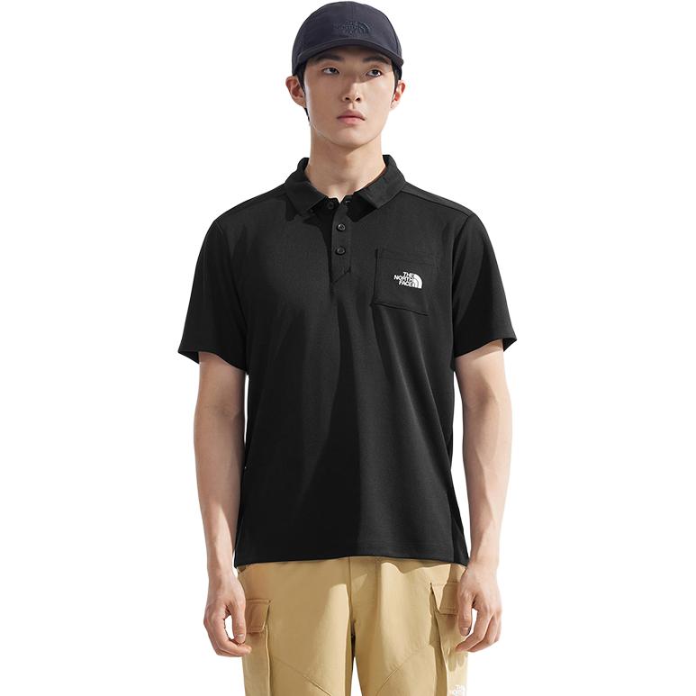 The North Face Polo Shirt Men's Cosmic Black NF0A8EY4-JK3