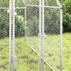 Chicken Coop Silver 200 x 100 x 190 cm Galvanized Steel