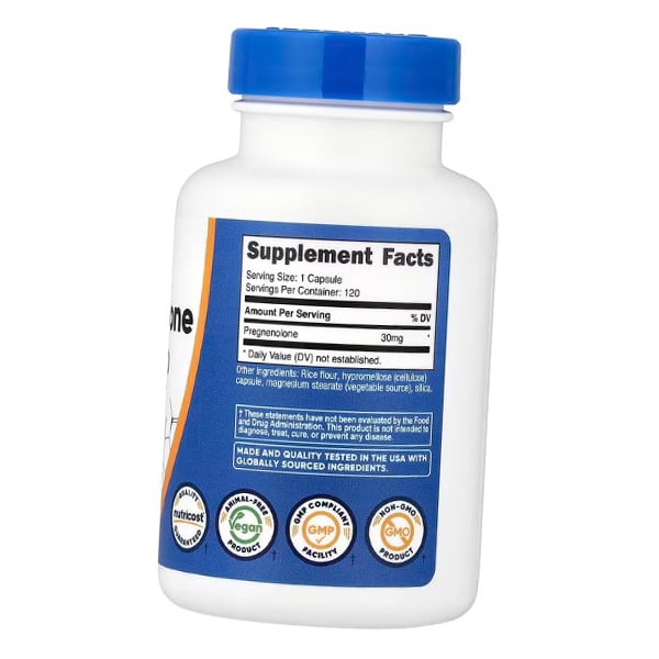 Pregnenolone, Pregnenolone 30, Nutricost  120caps (72647025)