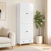 Cabinet Set 2 pcs 66 x 34.5 x 95 cm Engineered Wood