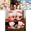 Adorable Plush Snowman Doll For Bedroom Decor Soft Stuffed Toy For Kids Christmas Gift