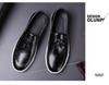 Men's European & American Fashion Slip-On Tassel Loafers - Large Size Casual Leather Shoes