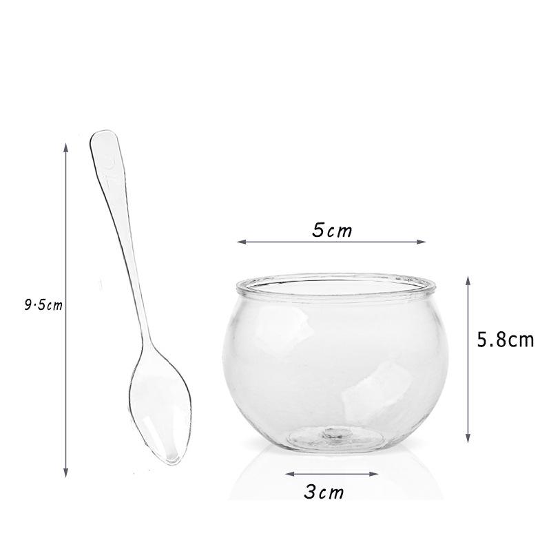 

Mousse Cups Honey Pot Shape Pudding Cups Jelly Tiramisu Yogurt Baking Appetizer Birthday Party Plastic PS Mousse Cup Dessert Cup 20pcs