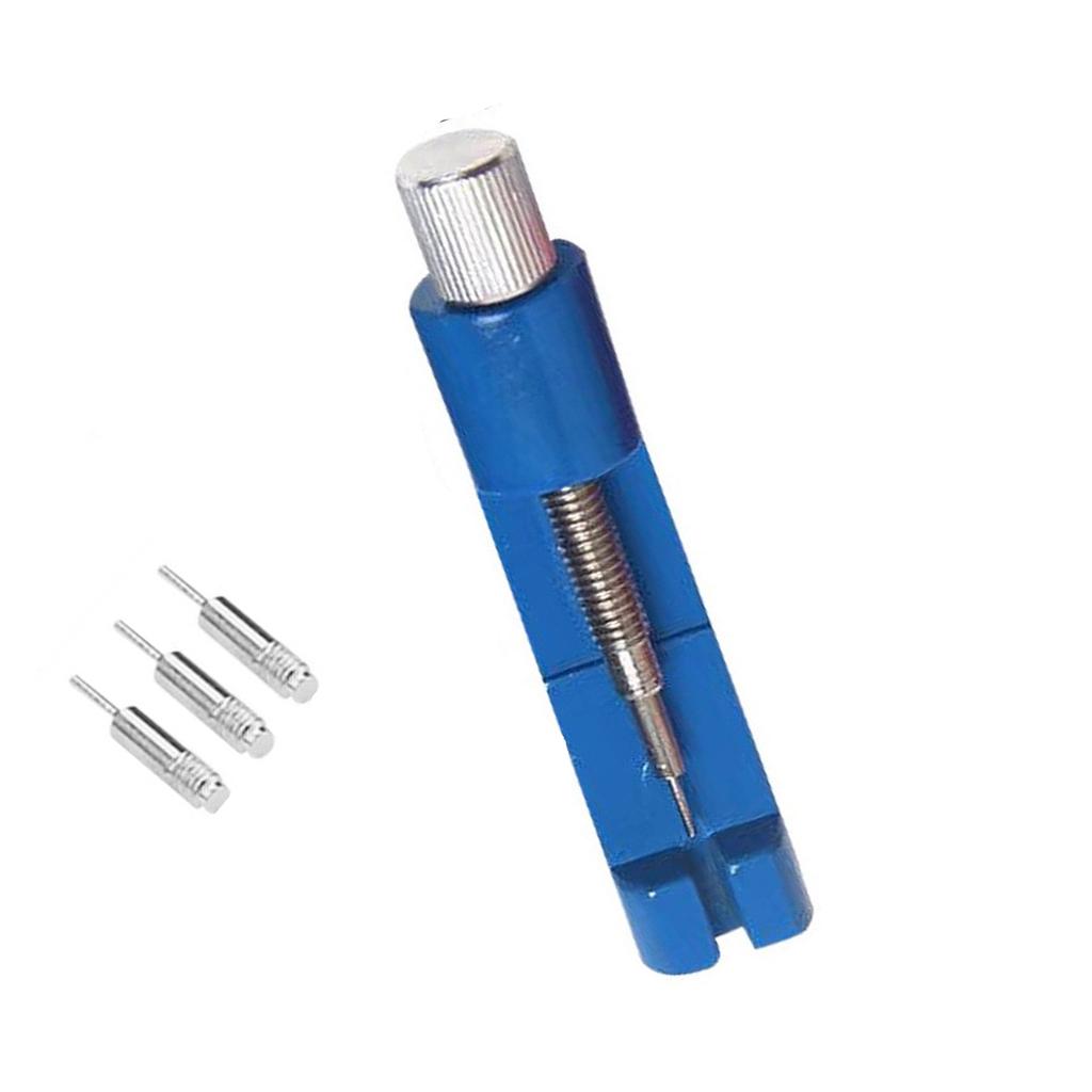 Metal Watch Band Strap Link Pin Remover Repair Tool Kit for Watchmakers with 3Pcs Extra Pins Mini Watchband Tool