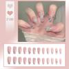 Handmade Press-On Nails – Crushed Diamond Butterfly Glitter Tips Collection